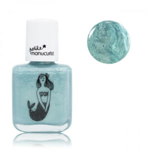 Petite manucurist – Vernis à ongles à l’eau pour enfants – Bleu argenté, Bonnie la sirène