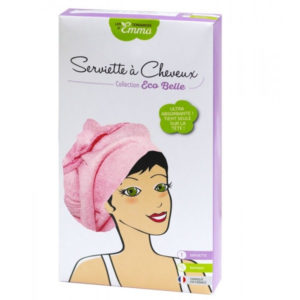 Les tendances d’Emma – Serviette à cheveux  Rose