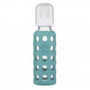 Lifefactory biberon en verre incassable 250 ml – Vert kalé