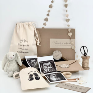 Nuage Chantilly – Coffret de naissance –  »Les moments qu’on oublie pas »