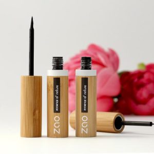 Zao Make-up – Eyeliner pinceau – Vert kaki n°075