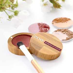 Zao Make-Up – Ombre à paupières nacrée ronde rechargeable – Plusieurs teintes