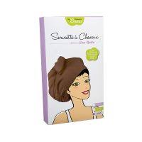 Les tendances d’Emma serviette à cheveux spéciale coloration – Brune