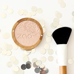 Zao Make-up – Shine-up powder (enlumineur) – Rose&or n°311