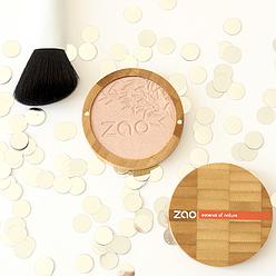 Zao Make-up – Shine-up powder RECHARGE – Rose&or n°311