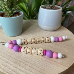 Porte-clés – Personnalisable – 2 lignes silicone