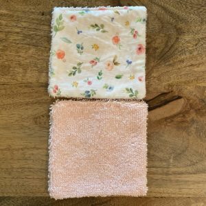 LutryNature – Lingette démaquillante coton et éponge – 6 pour 5 (motifs aléatoires)
