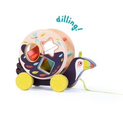 Moulin Roty – Boîte à formes toucan à tirer – Dans la jungle