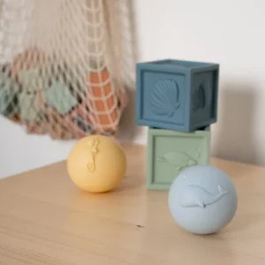 Little Dutch – Blocs et balles océan en silicone