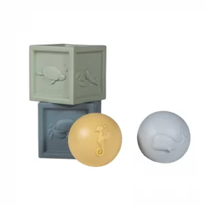 Little Dutch – Blocs et balles océan en silicone