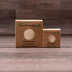Natur’mel – Shampoing solide à l’argile blanche  – Tout type de cheveux 90gr