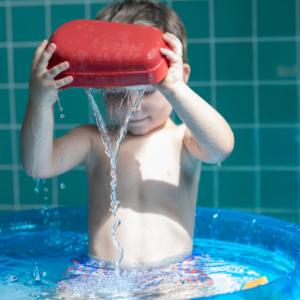 Plantoys – Bâteau rouge pour le bain