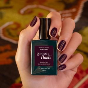 Manucurist – Vernis à ongles SEMI-PERMANENT green flash 15ml – Aubergine