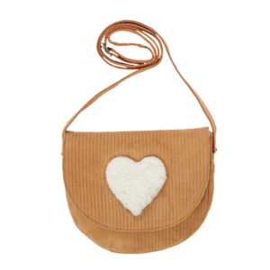 Easy Peasy – Sac Bandoulière – Velours Côtelé Coeur