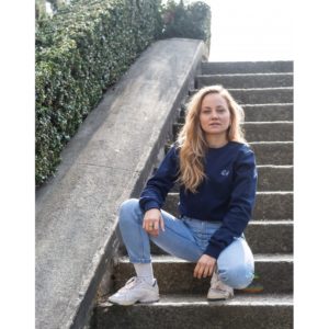 Thitti – Sweat à col rond UNISEX – Bleu