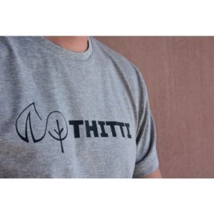 T-SHIRT LE THITTI GRIS CLARO UNISEXE