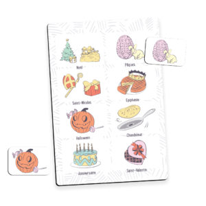 L’atelier Gigogne – 8 Magnets – Fêtes