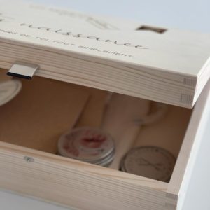 Nuage Chantilly – Coffret les moments qu’on n’oublie pas, boîte en bois Suisse