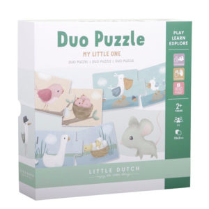 Little Dutch – Duo Puzzle  – Flowers & Butterflies