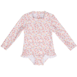 Little Dutch – Maillot de bain 1 pce anti-UV avec manches  – Summer Flowers