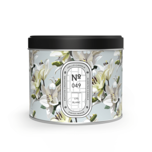 Hello Candle – Bougie métal – Lys Blanc