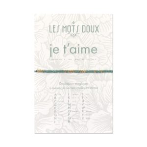 Les Mots Doux – Bracelet Code Morse – Je t’aime