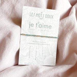 Les Mots Doux – Bracelet Code Morse – Je t’aime