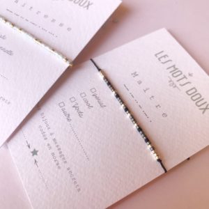 Les Mots Doux – Bracelet MAITRE écrit en morse