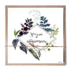 EM créations – Carte de voeux, Joyeux anniversaire – GABY