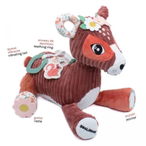 Les Déglingos – Peluche d’activités – Mélimélos la biche