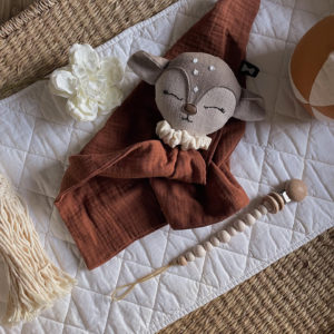 Atelier Maurice – Doudou-lange Biche – Marron