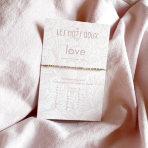 Les Mots Doux – Bracelet Code Morse – Love