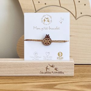 Les Petites Hirondelles – Bracelet en bois – Taille M adulte