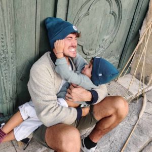 Poule Party – Bonnet Raccoon – Duo Parent/Enfant