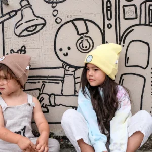 Poule Party – Bonnet Faucon – Duo Parent/Enfant
