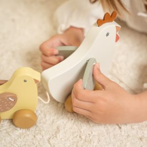 Little Dutch – Jouet à tirer poulets – Little Farm