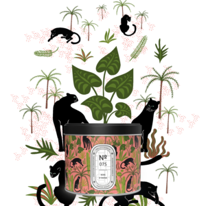 Hello Candle – Bougie métal – Bois D’Ebène