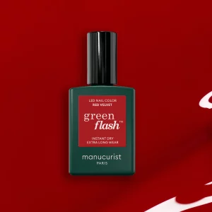 Manucurist – Vernis à ongles SEMI-PERMANENT green flash 15ml – Red Velvet
