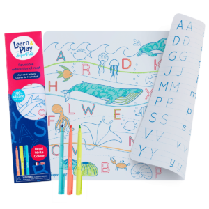 Super Petit – Set de table à colorier réversible – Les lettres