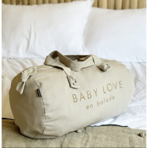 Marcel et Lily – Sac Polochon – Mastic – Baby Love En Balade