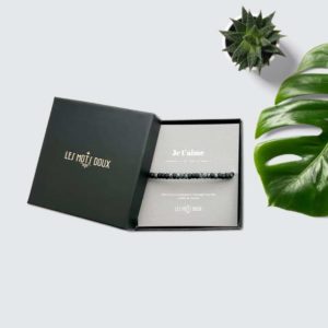 Les Mots Doux – Bracelet homme code morse – Je t’aime