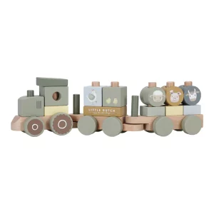 Little Dutch – Train à blocs tracteur – Little Farm