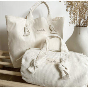 Marcel & Lily – Trousse de toilette polochon – Ecru