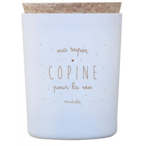 Marcel et Lily – Bougie – Ambre-vanille – “Ma super copine pour la vie“
