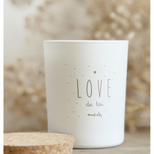 Marcel et Lily – Bougie Miel – “Love de Toi“