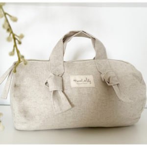 Marcel & Lily – Trousse de toilette polochon – Sable