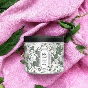 Hello Candle – Bougie métal – Fleur de coton
