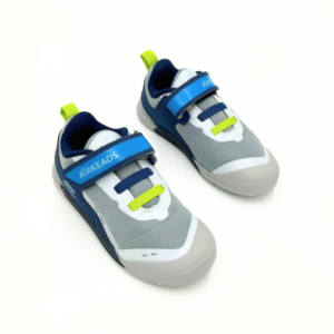 AirKeads – Basket enfants durable – Bleu/Gris