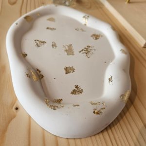 Lutry Nature – Plateau – Blanc et doré n°1