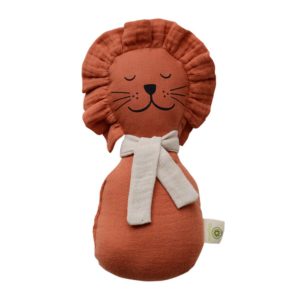 Apunt Barcelona – Hochet en coton bio – Lion